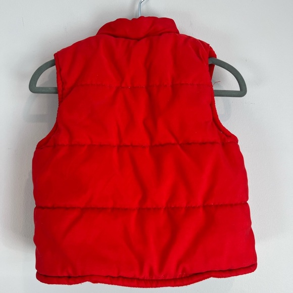 Y2K Disney Baby Mickey Mouse Red Puffer Vest Size 12M - Picture 2 of 6